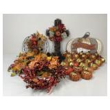 Fall Ceramic Figurines & Artificial Arrangements