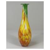Tall Art Glass Vase