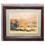 Original Painting on Paper Signed