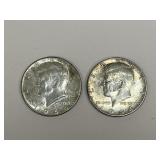 1964 Half Dollars / 2 pc