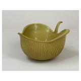 Jonathan Adler Mustard Color Leaf Bowl