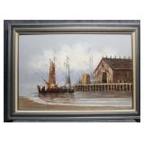 Original Painting on Canvas Signed Robert