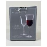 Beekman Home Crystal Wine Glass Set