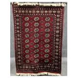 4' x 6' 2' Hand Knotted Wool Rug -Pakistan
