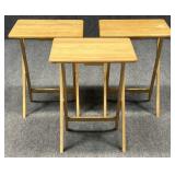 Dolphin Folding Tray Tables w/ Stand