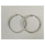 Sterling Silver Hoop Earrings