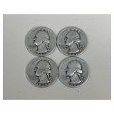 1941 - 44 Quarters/ 4 pc