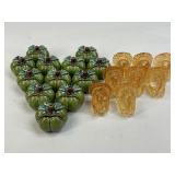 Fall Themed Placecard & Taper Candle Holders