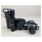 Pentax Asahi SV Camera w/ Case & Len