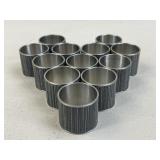 Napkin Rings marked 'chilewich' / 12 pc