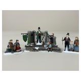 Dept 56 Porcelain Village Accessories / 4 pc