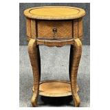Rattan End Table