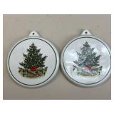 Two Pfaltzgraff Cookie Molds