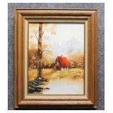 Original Painting on Canvas Signed R.Charles