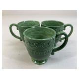 Fitz & Floyd Ricamo Cups / 3 pc