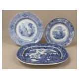 Blue & White Stoneware