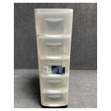 Rolling Storage w / Five Drawers