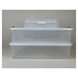 Sterilite & Rubbermaid Storage Containers / 3 Pc