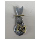 Sterling Silver Cat Brooch