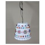 Vintage Lawnware Hanging Lamp