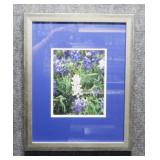 White Bluebonnet Print