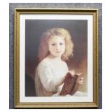'The Story Book' Print by William A.Bouguereau