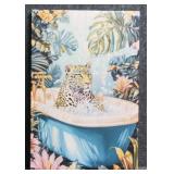 Exotic Leopard Print on Canvas