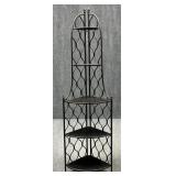 Folding 6 ft Metal Corner Shelf