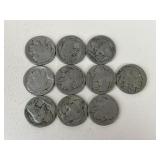 Buffalo Nickels/ 10 pc