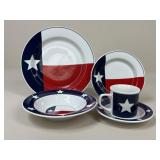 Totally Today Texas Flag Dish Set