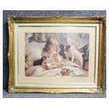 'Suspense' Print by Charles Burton