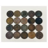 Indian Head Pennies/ 20 pc
