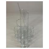 Glass Pitcher & Glasses Set