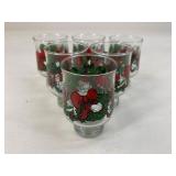 Libbey Christmas Lowball Glasses