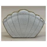 Shell Beaded Clutch Bag