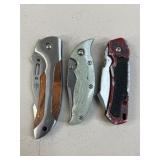 Pocket Knives/ 3 pc