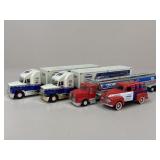 Vintage Crown Gas Collectors Trucks / 4 pc
