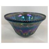 Carnival Glass Punch Bowl
