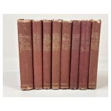 Antique Books Stories of Historical Figures / 8 pc