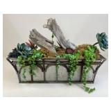 Artificial Succulents In Planter