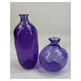 Purple Glass Vases
