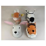 Plush Wall Mounts/ 4 pc