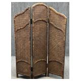 Woven Folding Room Divider / Screen