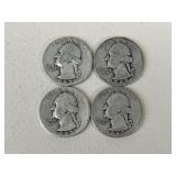 1943 Quarters/ 4 pc