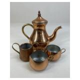 Copper Tea Set