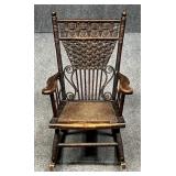 Child Size Wicker Rocking Chair