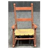 Child Size Rocking Chair w/Hide Seat