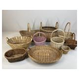 Woven Baskets/ 10 pc