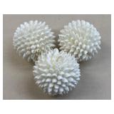 Shell Orbs / 3 pc