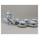 Vintage Del Coronado 'Moss Rose' China Tea Set